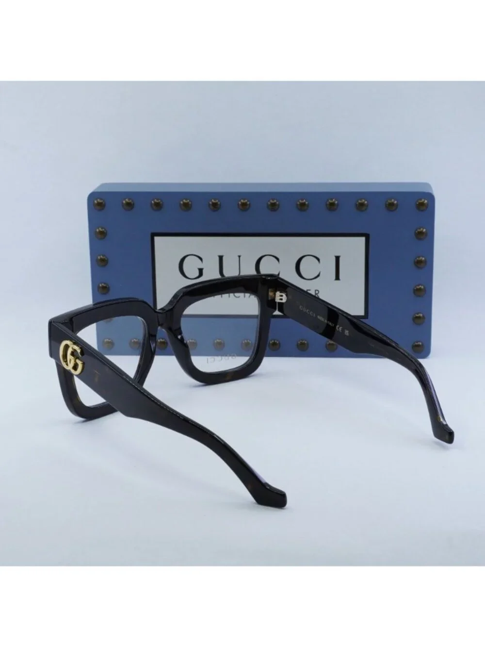 Gucci GG1549O 002 Square Eyeglasses 52mm - Havana
